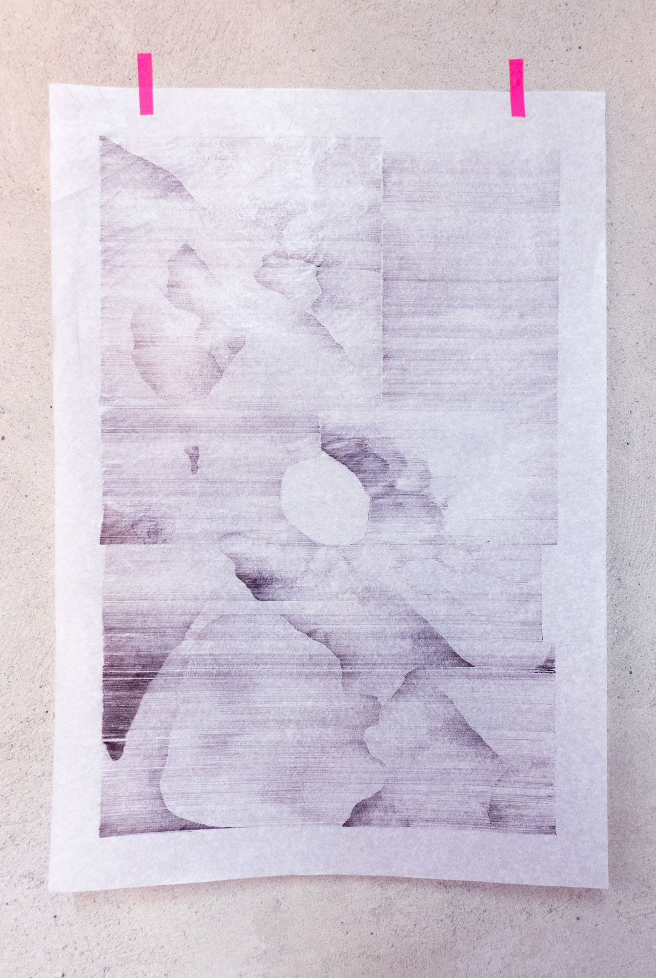 abstract ball-pointpen drawing: Kunstnacht Demmin