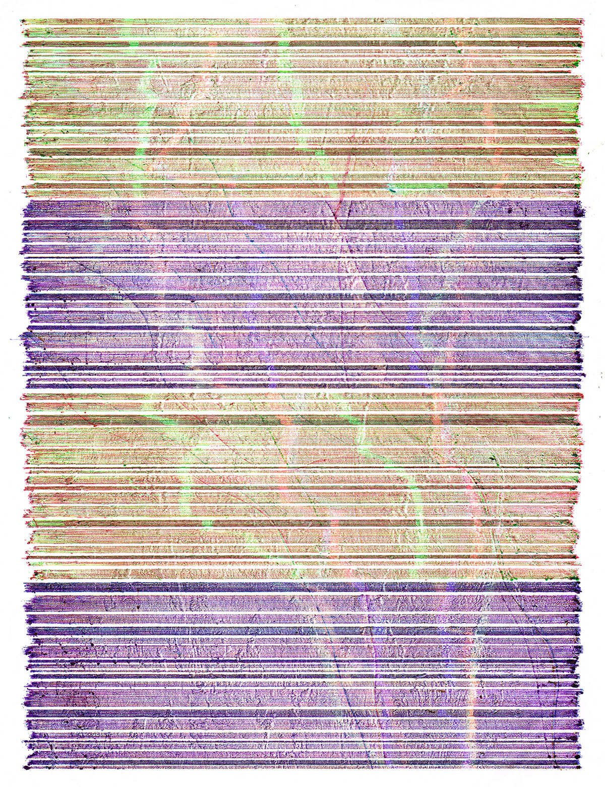 abstract ball-pointpen drawing: Tempelhof-Pieces-No.8